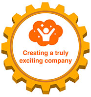 Creating a truly exciting company