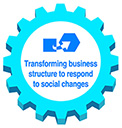 Transforming business structure to respond to social changes