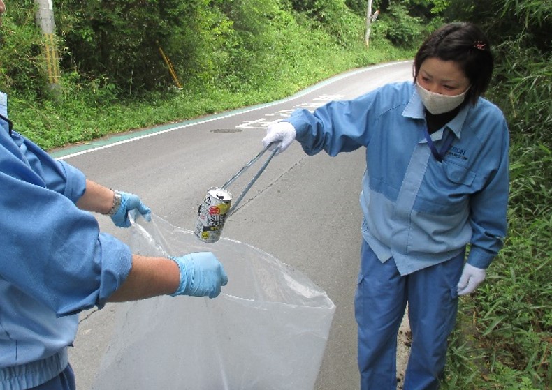 琵琶湖の清掃活動